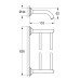 Подвійний тримач для рушників Grohe Essentials Authentic 40654001