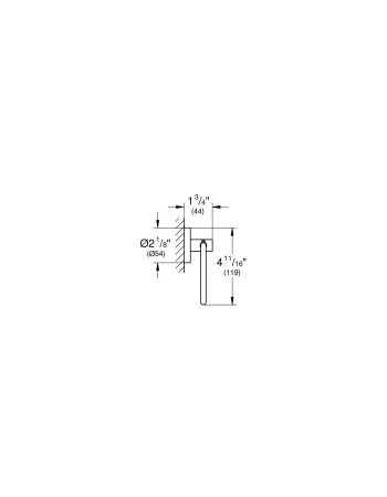 Тримач для туалетного паперу Grohe Essentials New 40689001