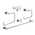 Набір аксесуарів 5 в 1 Grohe Essentials Cube New 40758001