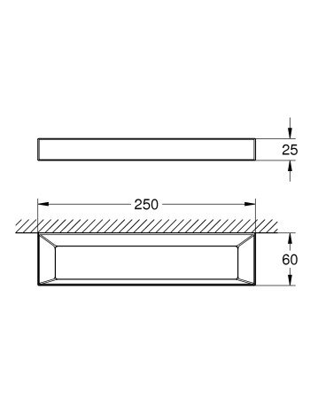 Кільце для рушника Grohe Selection Cube 40766000
