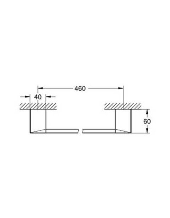 Тримач для рушників Grohe Selection Cube 40767000