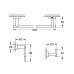 Набір аксесуарів 3 в 1 Grohe Essentials Cube New 40777001
