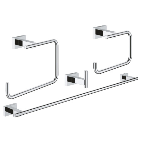 Набір аксесуарів 4 в 1 Grohe Essentials Cube New 40778001
