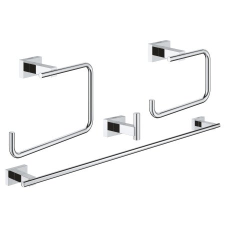 Набір аксесуарів 4 в 1 Grohe Essentials Cube New 40778001