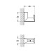 Гачок для халату Grohe Selection Cube 40782000