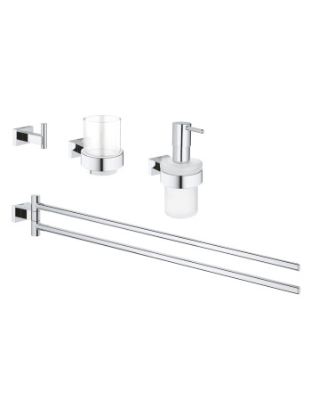 Набір аксесуарів 4 в 1 Grohe Essentials Cube New 40847001