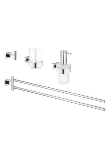 Набір аксесуарів 4 в 1 Grohe Essentials Cube New 40847001