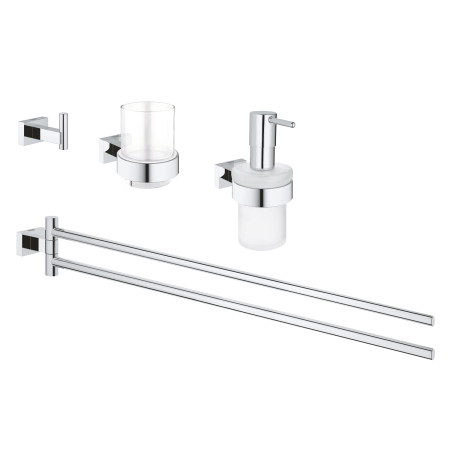 Набір аксесуарів 4 в 1 Grohe Essentials Cube New 40847001