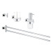 Набір аксесуарів 4 в 1 Grohe Essentials Cube New 40847001