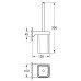 Туалетний йоржик у комплекті Grohe Selection Cube 40857000