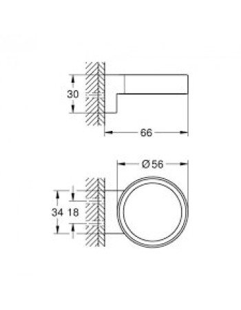 Тримач для аксесуарів Grohe Selection 41027000
