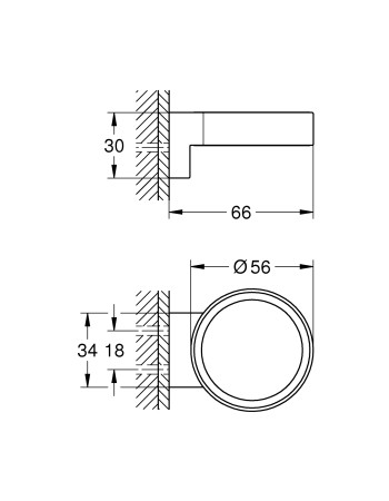 Тримач для аксесуарів Grohe Selection 41027AL0