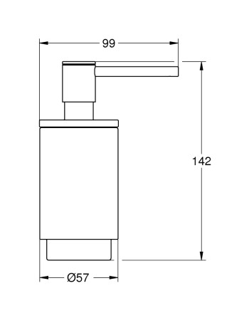 Дозатор рідкого мила Grohe Selection 41028GL0