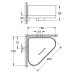 Поличка-корзина кутова Grohe Selection 41038000