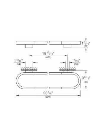 Тримач для рушників Grohe Selection 41056GL0
