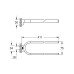 Подвійний тримач для рушників Grohe Selection 41059AL0
