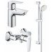 Комплект змішувачів для ванної кімнати Grohe BauEdge UA123208S0