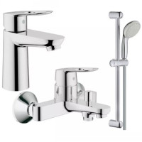 Комплект змішувачів для ванної кімнати Grohe BauLoop New UA123214S0