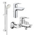 Комплект змішувачів для ванної кімнати Grohe BauLoop New UA123215M0