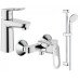 Комплект змішувачів для ванної кімнати Grohe BauLoop New UA123220S0