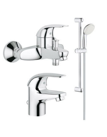 Комплект змішувачів для ванної кімнати Grohe Euroeco New UA123226S0