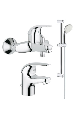 Комплект змішувачів для ванної кімнати Grohe Euroeco New UA123226S0