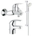 Комплект змішувачів для ванної кімнати Grohe Euroeco New UA123226S0