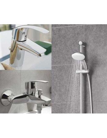 Комплект змішувачів для ванної кімнати Grohe Eurosmart New UA123238S0