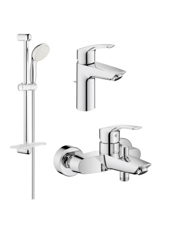 Комплект змішувачів для ванної кімнати Grohe Eurosmart New UA123238S0
