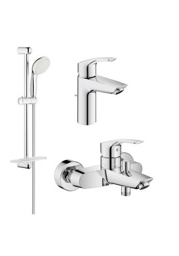 Комплект змішувачів для ванної кімнати Grohe Eurosmart New UA123238S0 Комплект змішувачів для ванної кімнати Grohe Eurosmart New UA123238S0