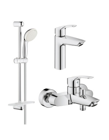 Комплект змішувачів для ванної кімнати Grohe Eurosmart New UA123246M0