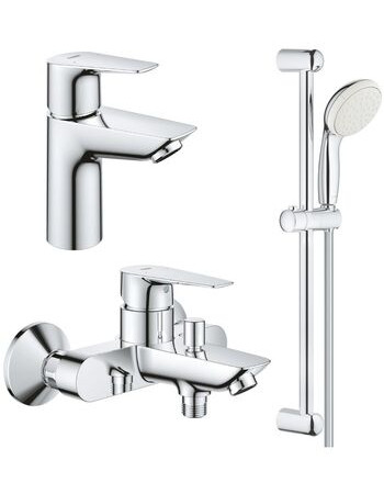 Комплект змішувачів для ванної кімнати Grohe BauEdge New UA123365S0