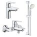 Комплект змішувачів для ванної кімнати Grohe BauEdge New UA123365S0