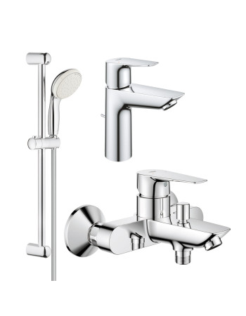 Комплект змішувачів для ванної кімнати Grohe BauEdge New UA123367M0