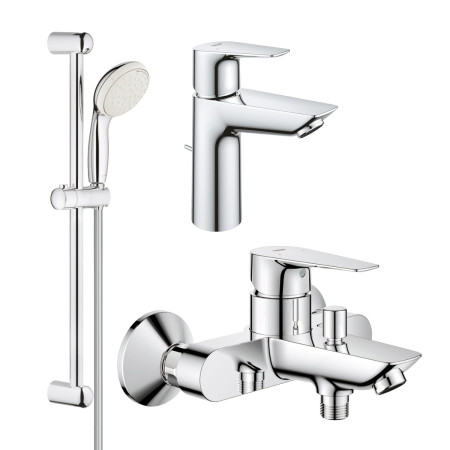 Комплект змішувачів для ванної кімнати Grohe BauEdge New UA123367M0
