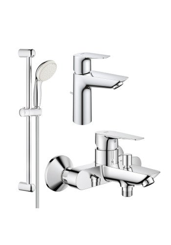 Комплект змішувачів для ванної кімнати Grohe BauEdge New UA123367M0