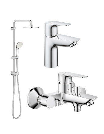 Комплект змішувачів для ванної кімнати Grohe BauEdge New UA12336TS0