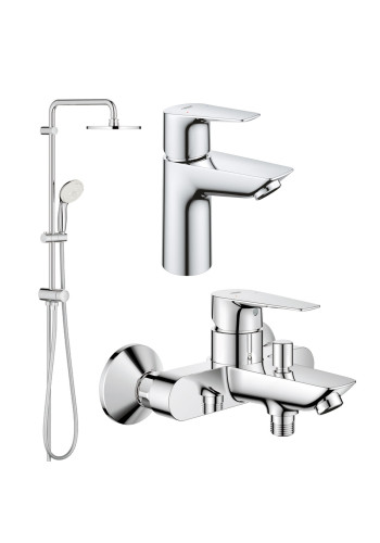Комплект змішувачів для ванної кімнати Grohe BauEdge New UA12336TS0