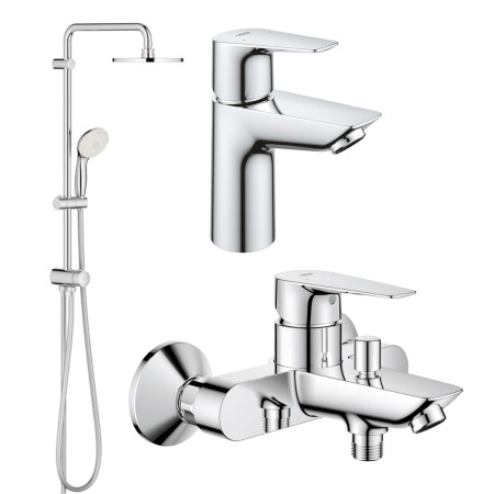 Комплект змішувачів для ванної кімнати Grohe BauEdge New UA12336TS0
