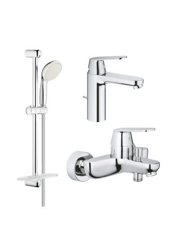 Комплект змішувачів для ванної кімнати Grohe Eurosmart Cosmopolitan UA126112M0 Комплект змішувачів для ванної кімнати Grohe Eurosmart Cosmopolitan UA126112M0