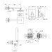 Душова система прихованого монтажу зі змішувачем Grohe Eurocube UA2406200L