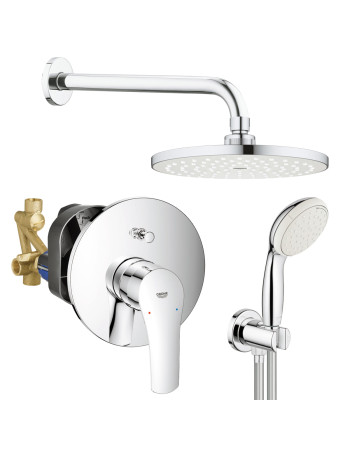 Душова система прихованого монтажу зі змішувачем Grohe Eurosmart New UA25183004