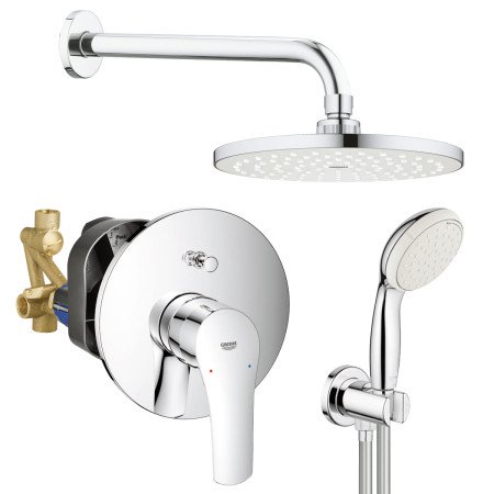 Душова система прихованого монтажу зі змішувачем Grohe Eurosmart New UA25183004