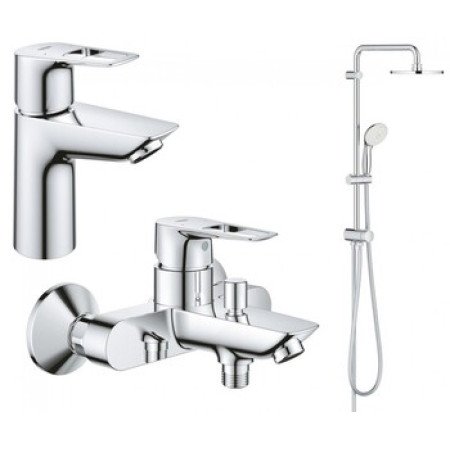 Комплект змішувачів для ванної кімнати Grohe BauLoop New UA26129005