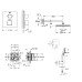 Душова система прихованого монтажу з термостатом Grohe Grohtherm SmartControl UA26405SC0
