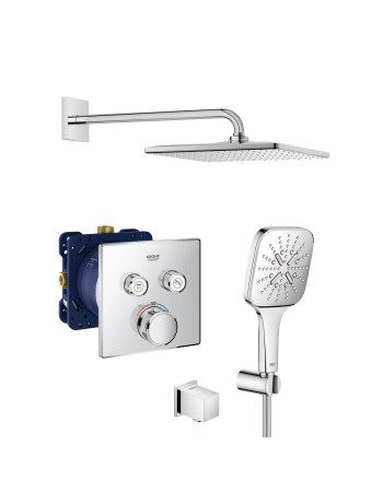 Душова система прихованого монтажу з термостатом Grohe Grohtherm SmartControl UA26405SC1
