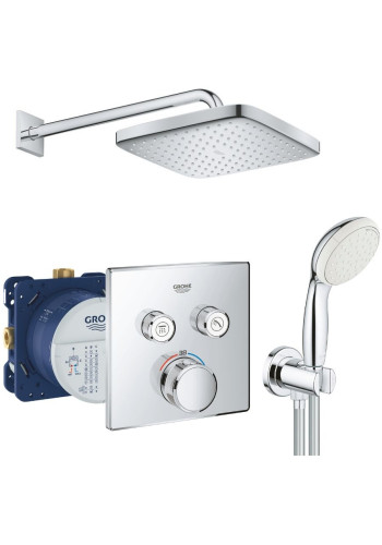 Душова система прихованого монтажу з термостатом Grohe Grohtherm SmartControl New Tempesta 250 UA26415SC1 Душова система прихованого монтажу з термостатом Grohe Grohtherm SmartControl New Tempesta 250 UA26415SC1