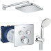 Душова система прихованого монтажу з термостатом Grohe Grohtherm SmartControl New Tempesta 250 UA26415SC1