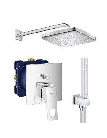 Душова система прихованого монтажу зі змішувачем Grohe Eurocube New Tempesta 250 UA26415SC3