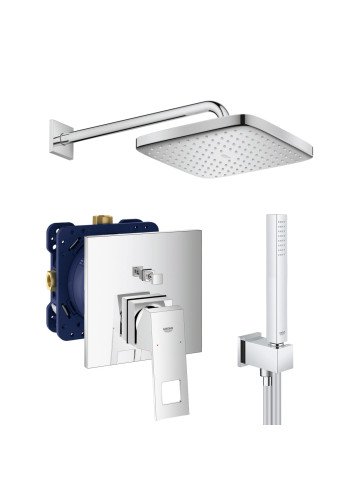 Душова система прихованого монтажу зі змішувачем Grohe Eurocube New Tempesta 250 UA26415SC3